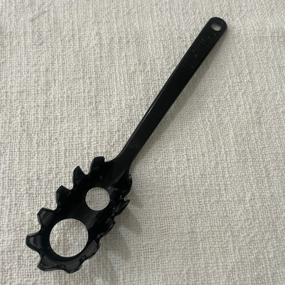VINTAGE‎ Black ULTRATEMP Kitchen Utensils Pasta Measure Serving Spoon USA